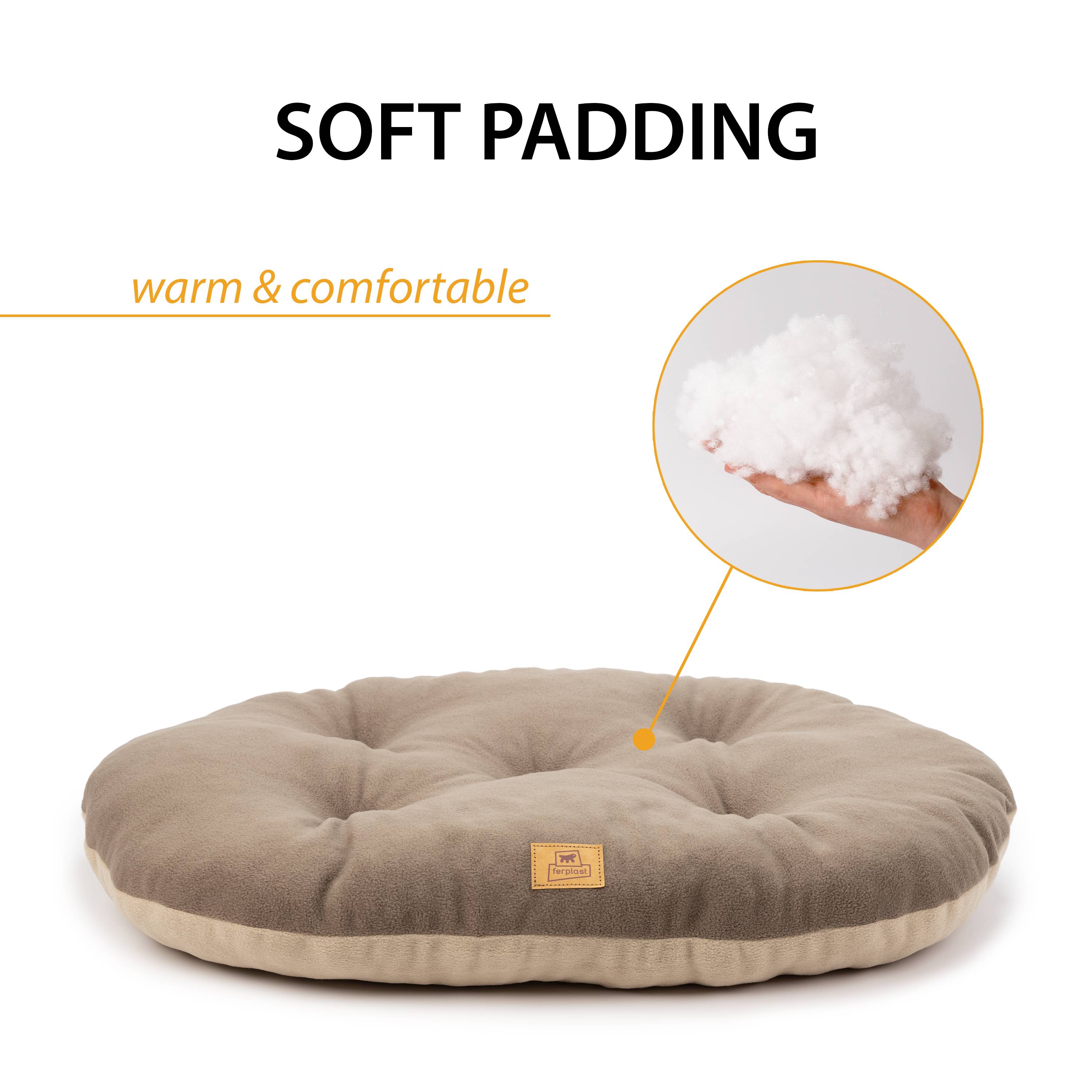 Ferplast - Ferplast Coussin Chien, Tapis Chien RELAX 45/2 MICROFLEECE, Coussin Chat, Lit pour Chiens Chats, Matelas Animaux, Coussin pour Panier Chien et Chat, - Image 9