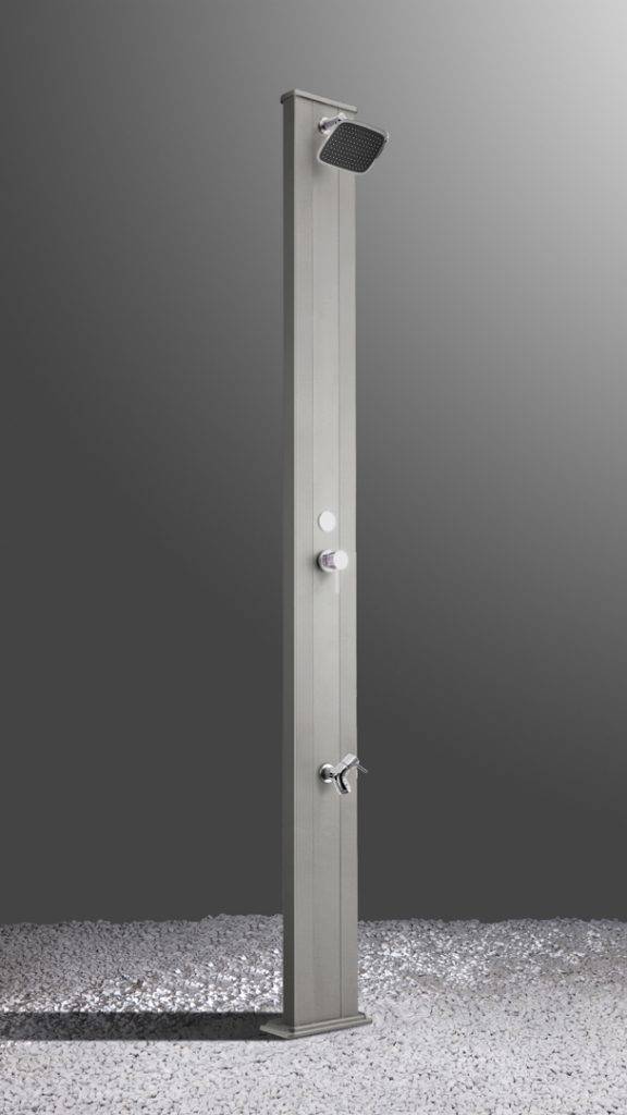 Douche solaire aluminium Spring S A220  INOX by ARKEMA DESIGN - Image 2