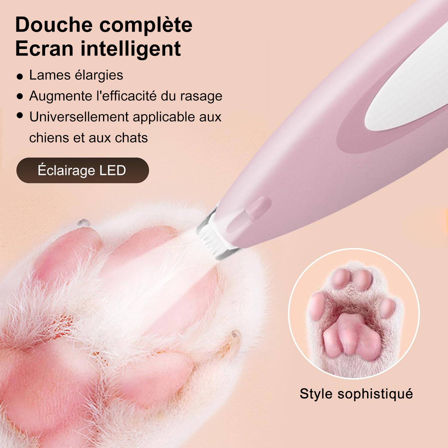 DtopbuyAge - Tondeuse pour Chien Rasoir pour Chiens Chat Faible Bruit DtopbuyAge - Image 3