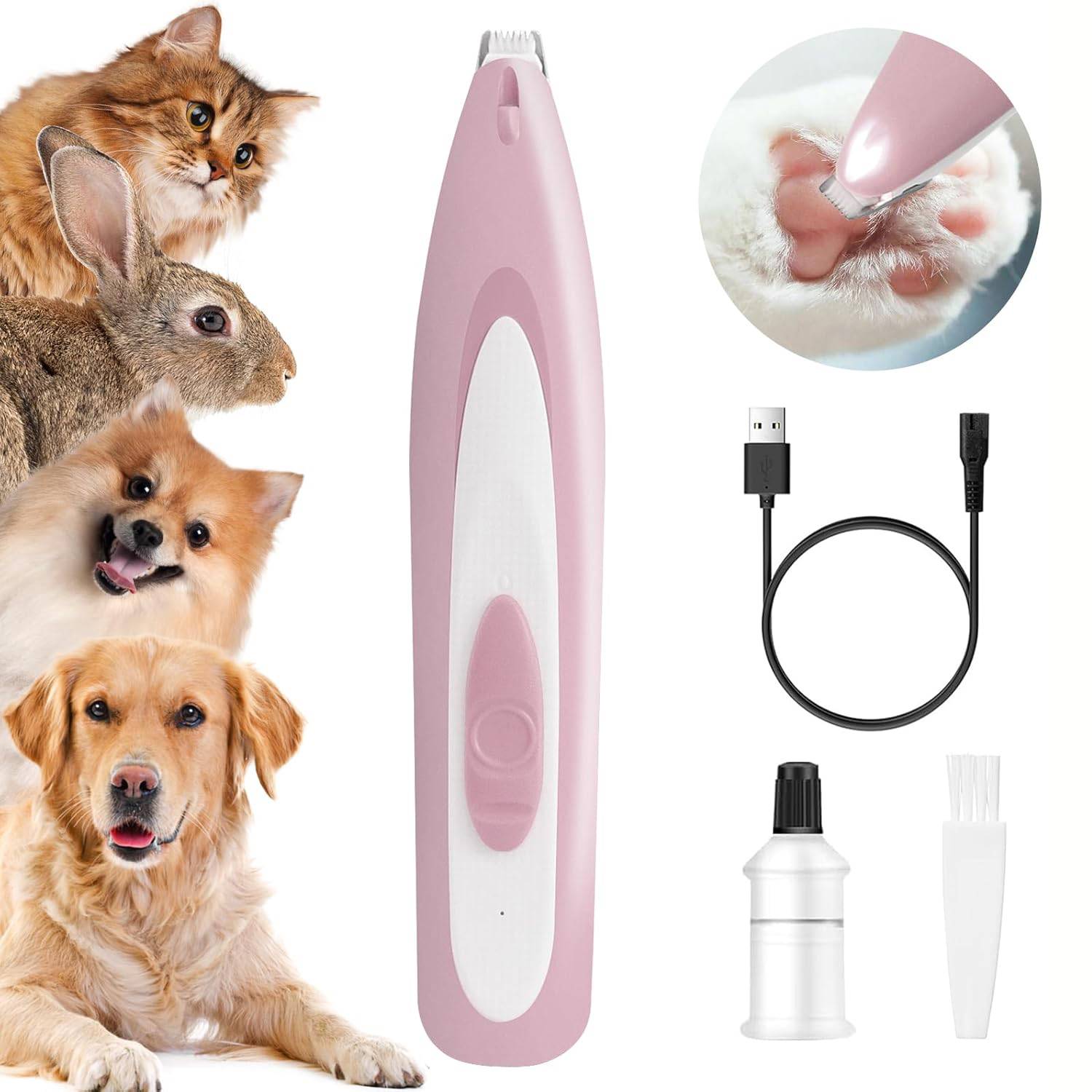 DtopbuyAge - Tondeuse pour Chien Rasoir pour Chiens Chat Faible Bruit DtopbuyAge - Image 1
