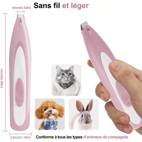 DtopbuyAge - Tondeuse pour Chien Rasoir pour Chiens Chat Faible Bruit DtopbuyAge - Image 2