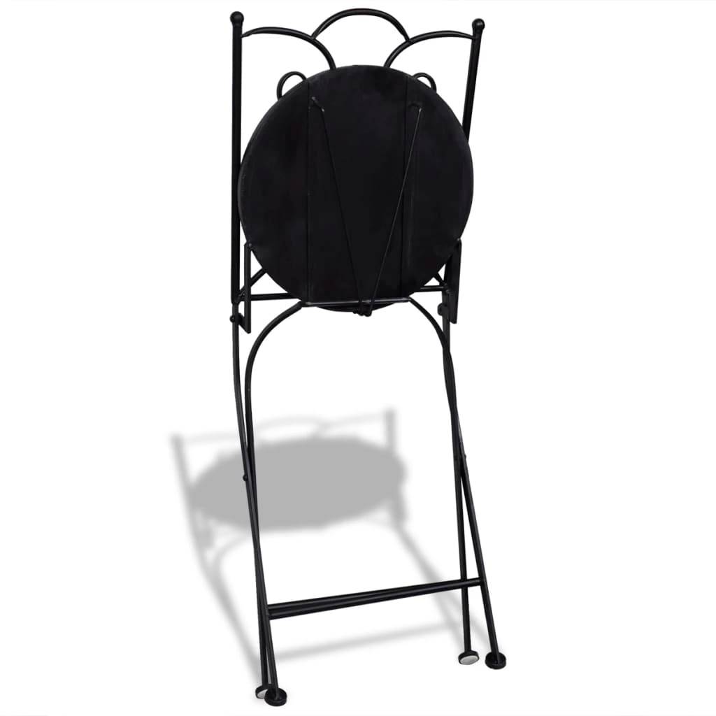 ComfortXL - Salon de Jardin 2 Personnes Mosaïque Céramique pour Balcon Terrasse Bleu Blanc – ComfortXL Outdoor Living - Image 10