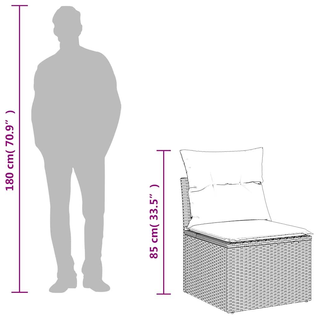 ComfortXL - Salon de Jardin 4 Places en Résine Tressée Gris Clair 5 Pièces avec Table Basse Verre – ComfortXL Outdoor Living - Image 5