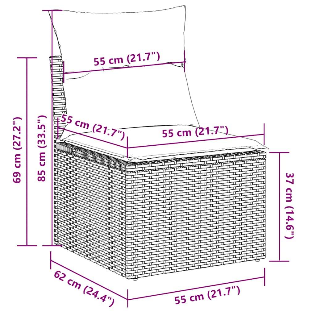 ComfortXL - Salon de Jardin 4 Places en Résine Tressée Gris Clair 5 Pièces avec Table Basse Verre – ComfortXL Outdoor Living - Image 6
