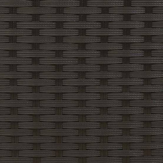 Chaise bois composite 4 places rotin noir 55,5 x 53,5 x 95 cm - Prolenta premium p3116.9 - Image 8