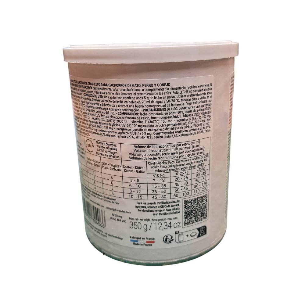Francodex - Lait maternisé complet 350 g pour chiot, chaton, lapereau - Image 5