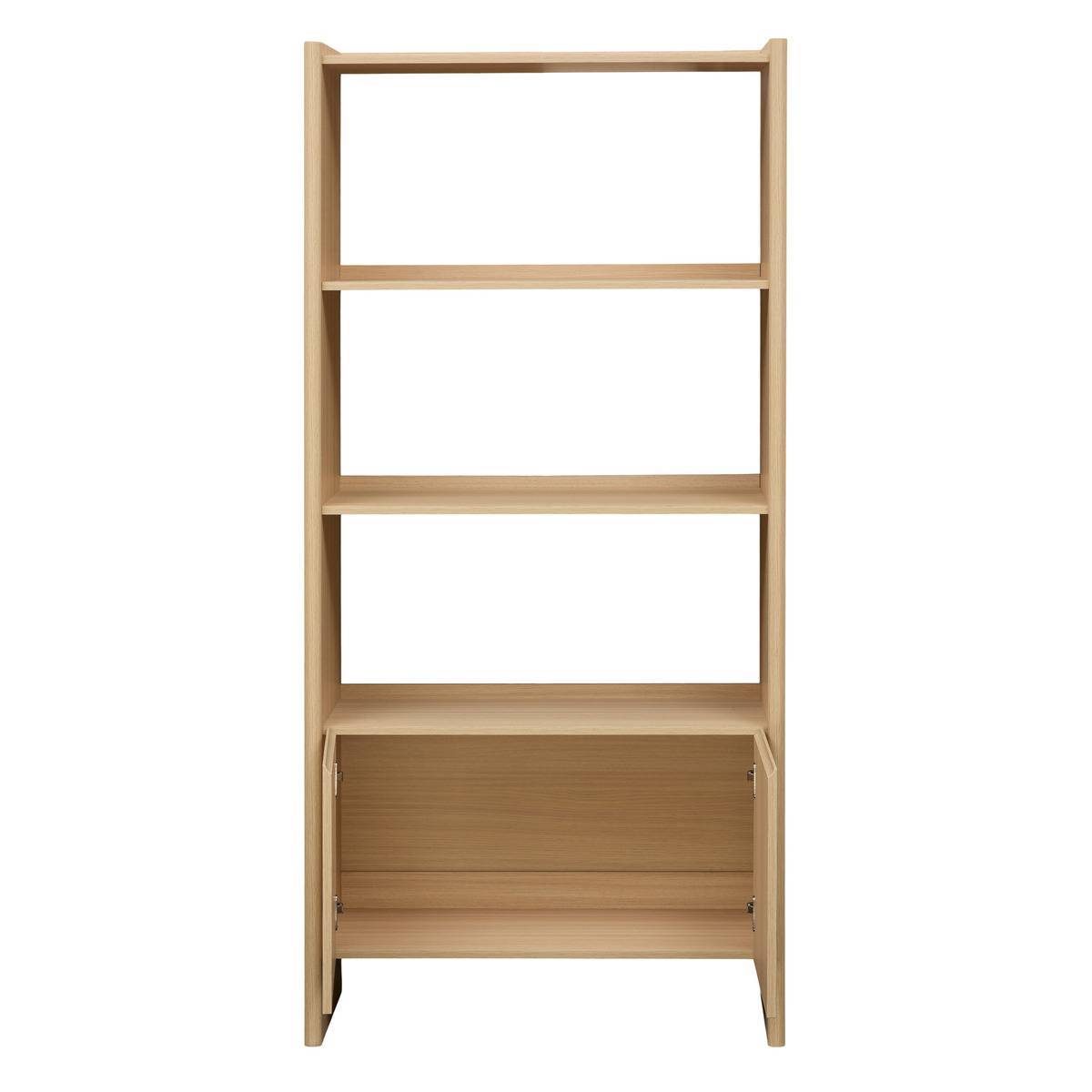 Atmosphera - Bibliothèque John rectangulaire 85x180cm beige - Atmosphera Créateur d'intérieur - Image 5