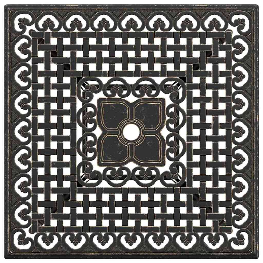 Ensemble de tables de jardin aluminium coulé bronze 80 x 80 x 75 cm, Poids :27.42kg - PANGIVO - Image 9