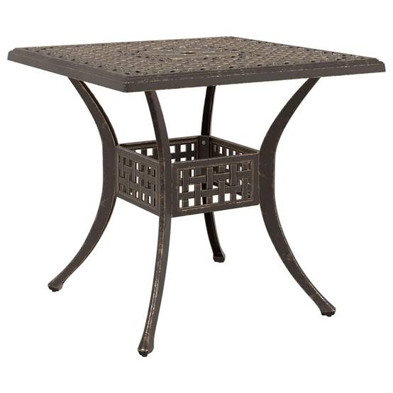 Ensemble de tables de jardin aluminium coulé bronze 80 x 80 x 75 cm, Poids :27.42kg - PANGIVO - Image 5