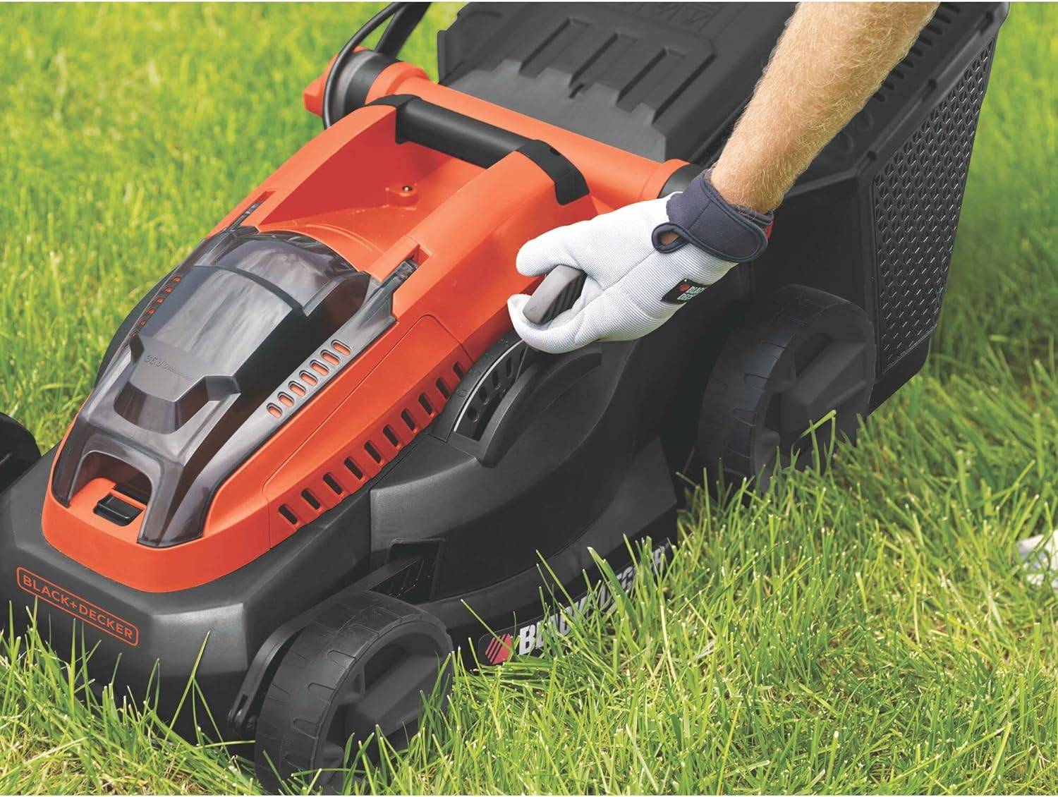 Black & Decker - Tondeuse sans fil 38 cm 36 V - BLACK+DECKER - avec 1 batterie 36V 2 Ah - Chargeur - CLM3820L1-QW - Image 4
