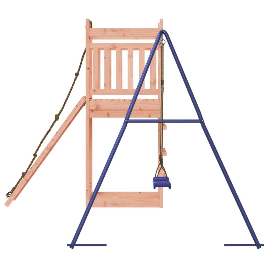 Helloshop26 - Aire de jeux d'extérieur balançoires toboggan portiques robuste jeux jardin 243 x 256 x 207 cm bois massif de douglas - Image 5