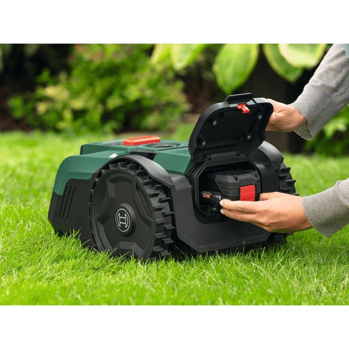 Bosch - Robot tondeuse sans fil Bosch VisiMow 18V 200 kit, largeur de coupe 18 cm, batterie 5 Ah - BOSCH - Image 3