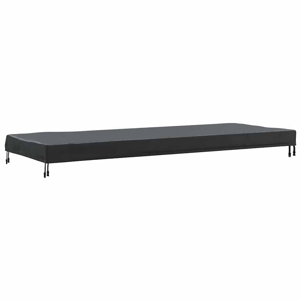 Housse pour Grande Table de Jardin Tissu Oxford 210D Étanche et Anti-Poussière Noir 242x102x15 cm – ComfortXL Outdoor Living - Image 2