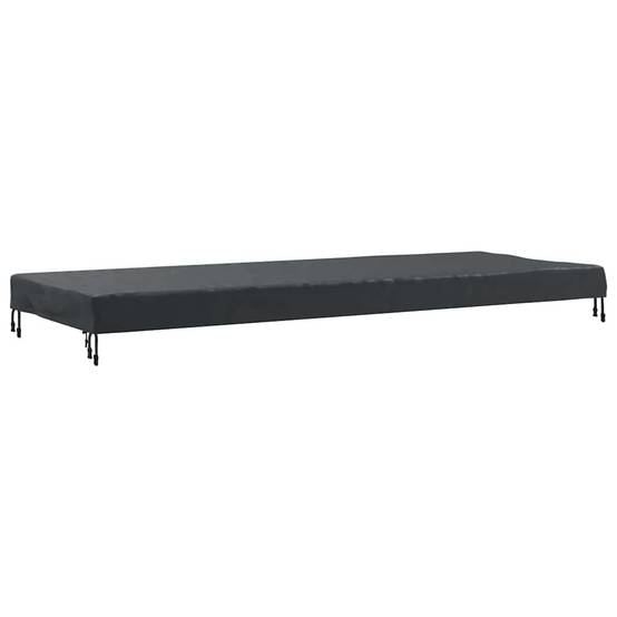 Housse pour Grande Table de Jardin Tissu Oxford 210D Étanche et Anti-Poussière Noir 242x102x15 cm – ComfortXL Outdoor Living - Image 4