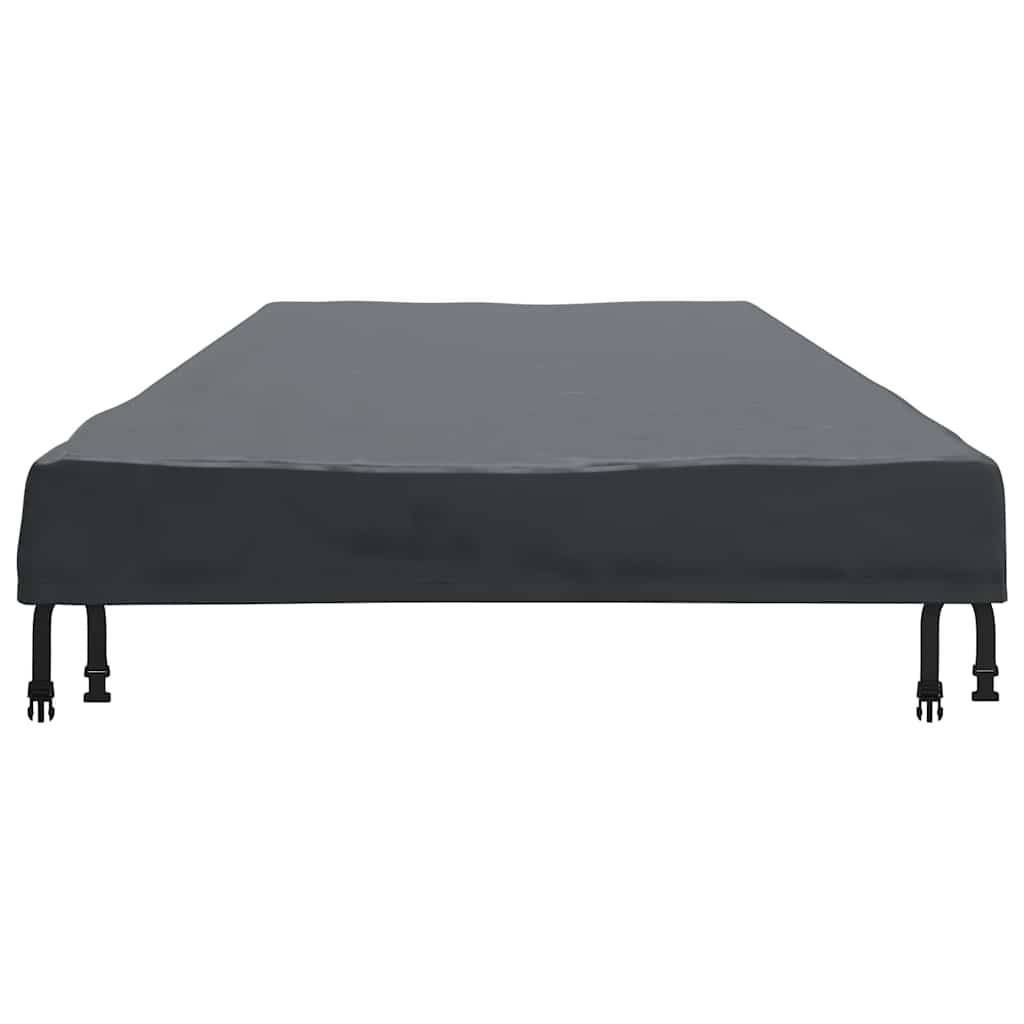 Housse pour Grande Table de Jardin Tissu Oxford 210D Étanche et Anti-Poussière Noir 242x102x15 cm – ComfortXL Outdoor Living - Image 3