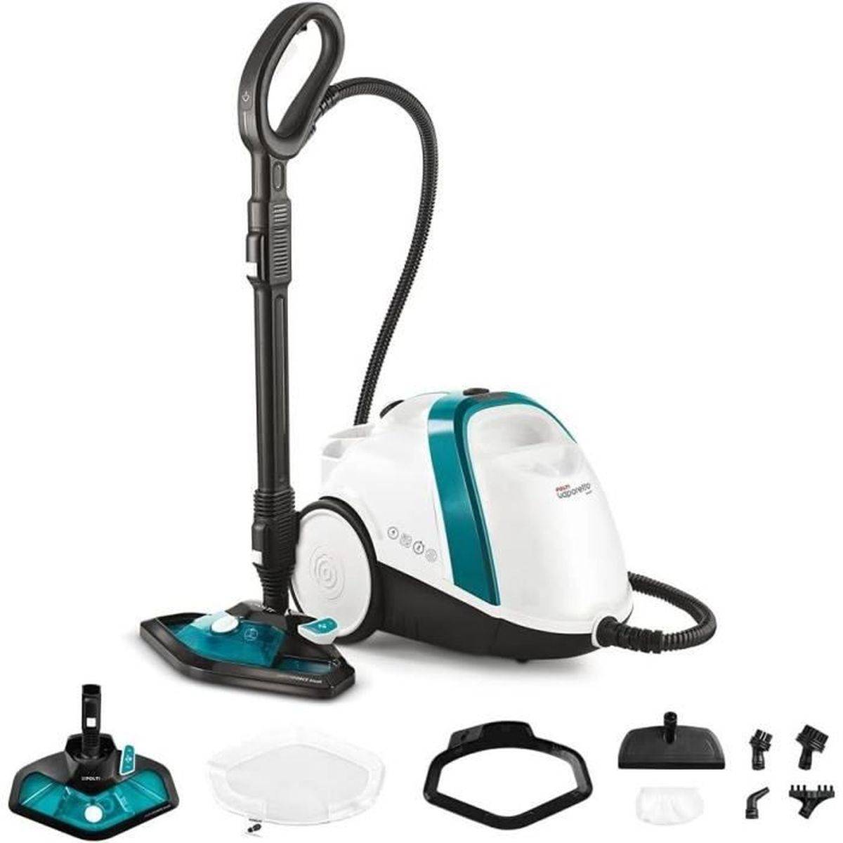 Nettoyeur vapeur sur chariot Vaporetto Smart 100_T 4 bar, 1500 W, réservoir 2 L, accessoires - Polti - Image 1