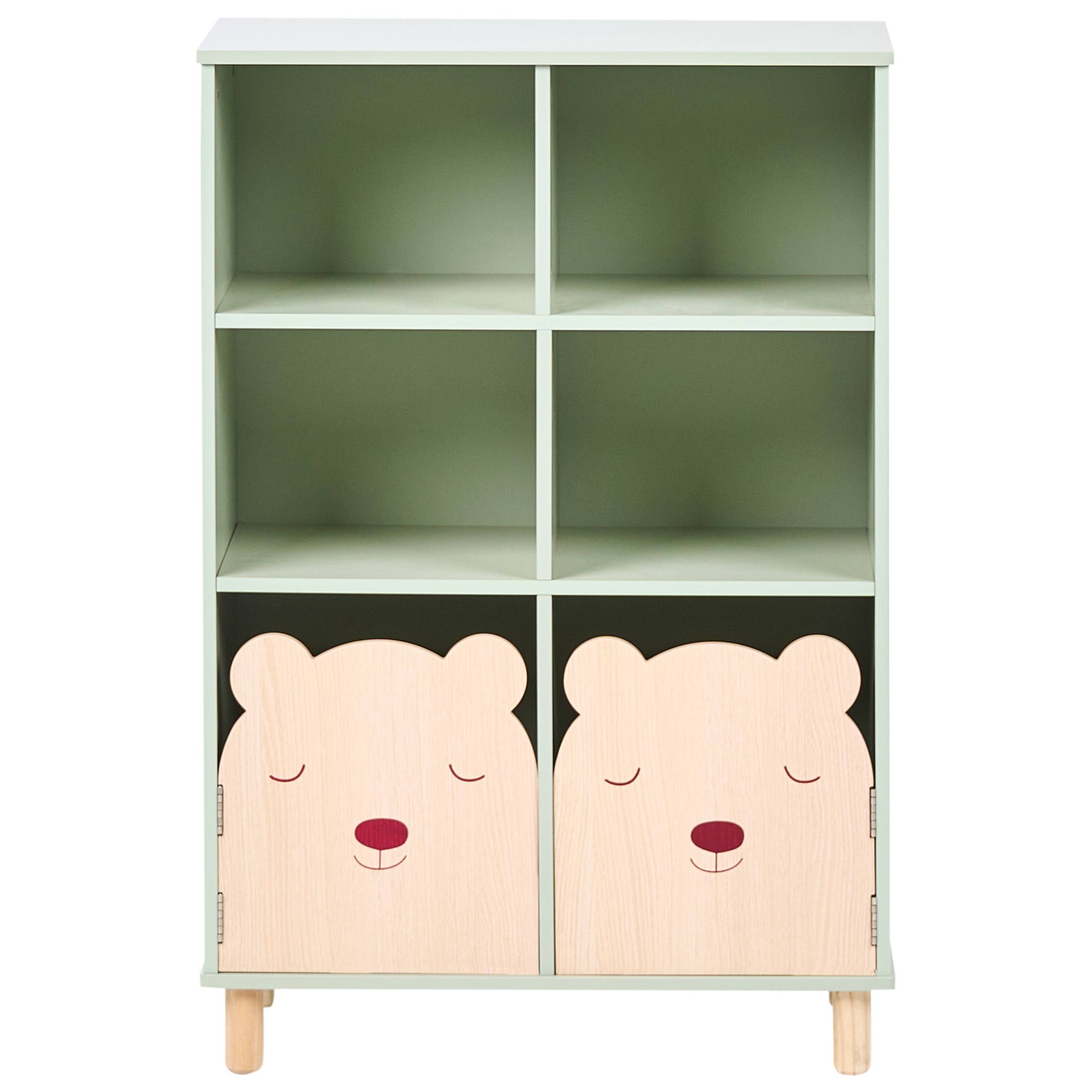 Beliani - Meuble de rangement MDF Vert clair NOBBY - 60x30x90- Beliani - Image 5