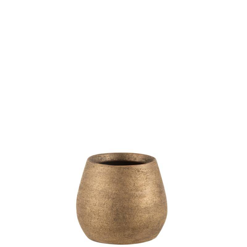 Cache-pot en céramique 16x16x14 cm - J-Line