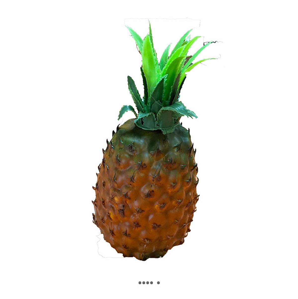 Artificielles - Ananas fruit artificiel H29cm et D13cm Magnifique feuillage plastique