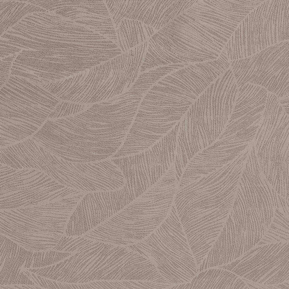 Atmosphera - Lot de 2 Rideaux à  œillets Occultant Beige Lin Feuille en relief 140 x 260 cm - Image 3