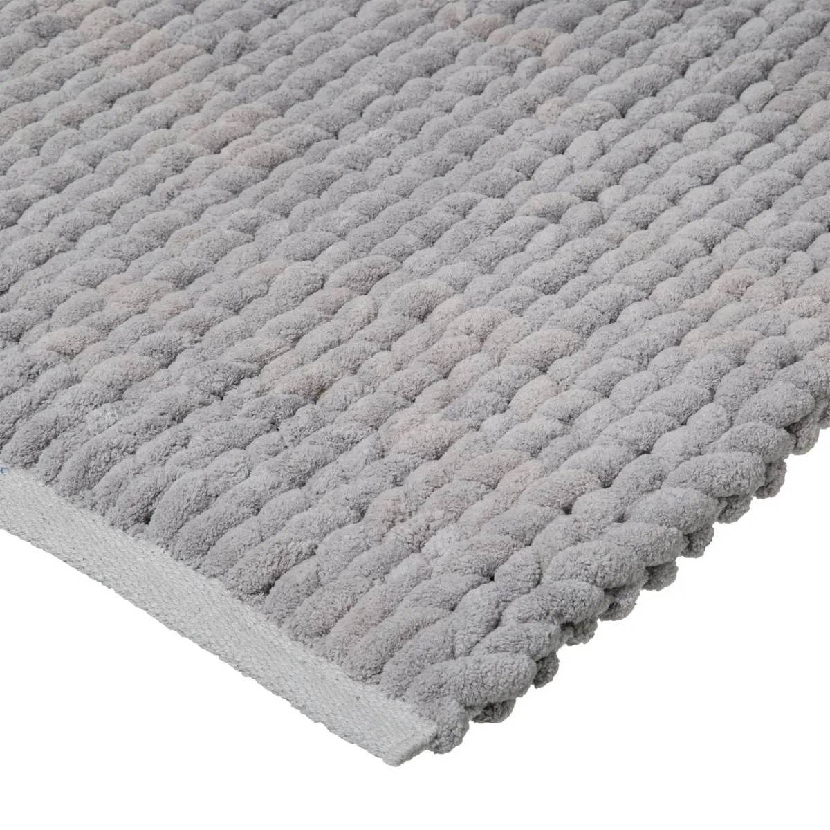 Tapis de Salle de Bain "Épais" 50x75cm Gris - Image 2