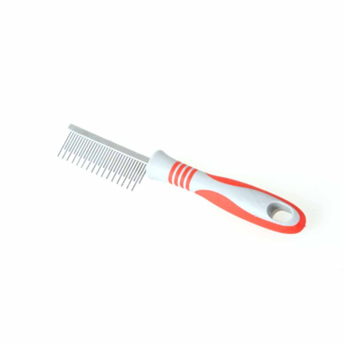 Peigne à Démêler "Chien & Chat" 20cm Rouge