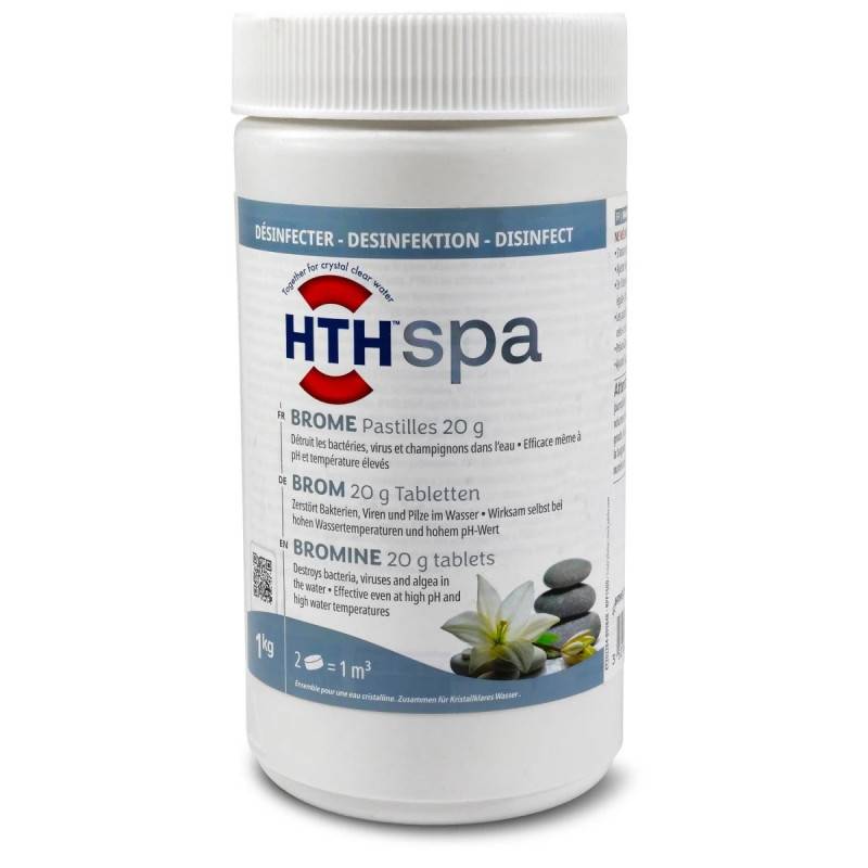Brome HTH Spa désinfection régulière pastilles 20 g. - 1 kg - 1 kg - Image 3