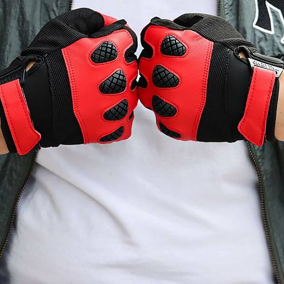 Gants de moto, (taille : M, 21-23cm)protection des articulations, respirant, absorbant les chocs, résistant à l'usure, antidérapant, antichute-Lytech - Image 3