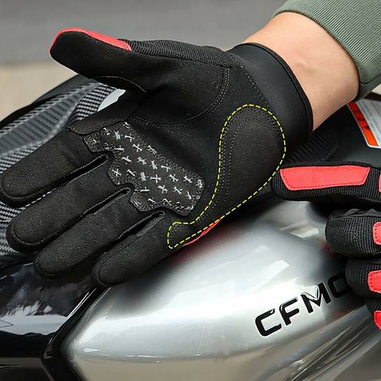 Gants de moto, (taille : M, 21-23cm)protection des articulations, respirant, absorbant les chocs, résistant à l'usure, antidérapant, antichute-Lytech - Image 4