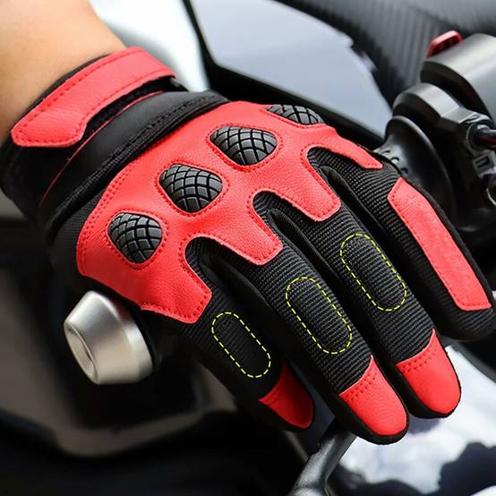 Gants de moto, (taille : M, 21-23cm)protection des articulations, respirant, absorbant les chocs, résistant à l'usure, antidérapant, antichute-Lytech - Image 2