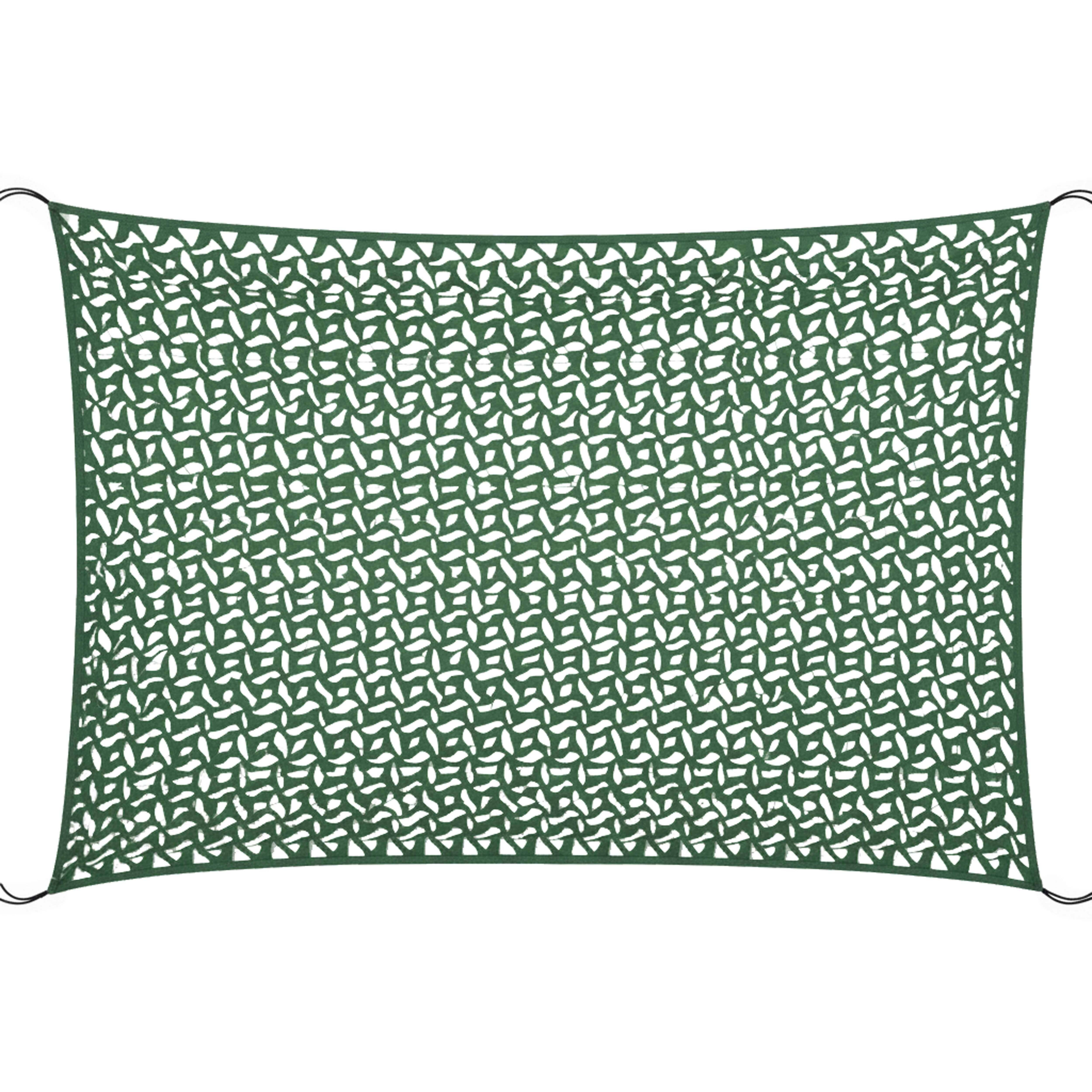 Oviala - Voile d'ombrage réversible "Camouflage" 3 x 4m vert Arcy - Oviala - Image 1