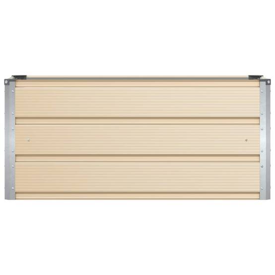 Vidaxl - Jardinière Ivoire 100 x 40 x 45 cm Acier vidaXL 42018080 - Image 5