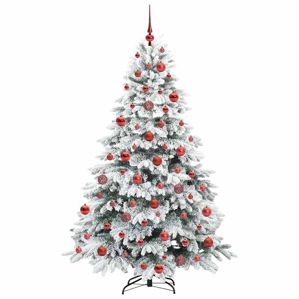 Maison Chic - Sapin de Noël | Arbre de Noël artificiel avec 300 LED Blanc 180 cm PE et PVC Maison Chic - Image 4