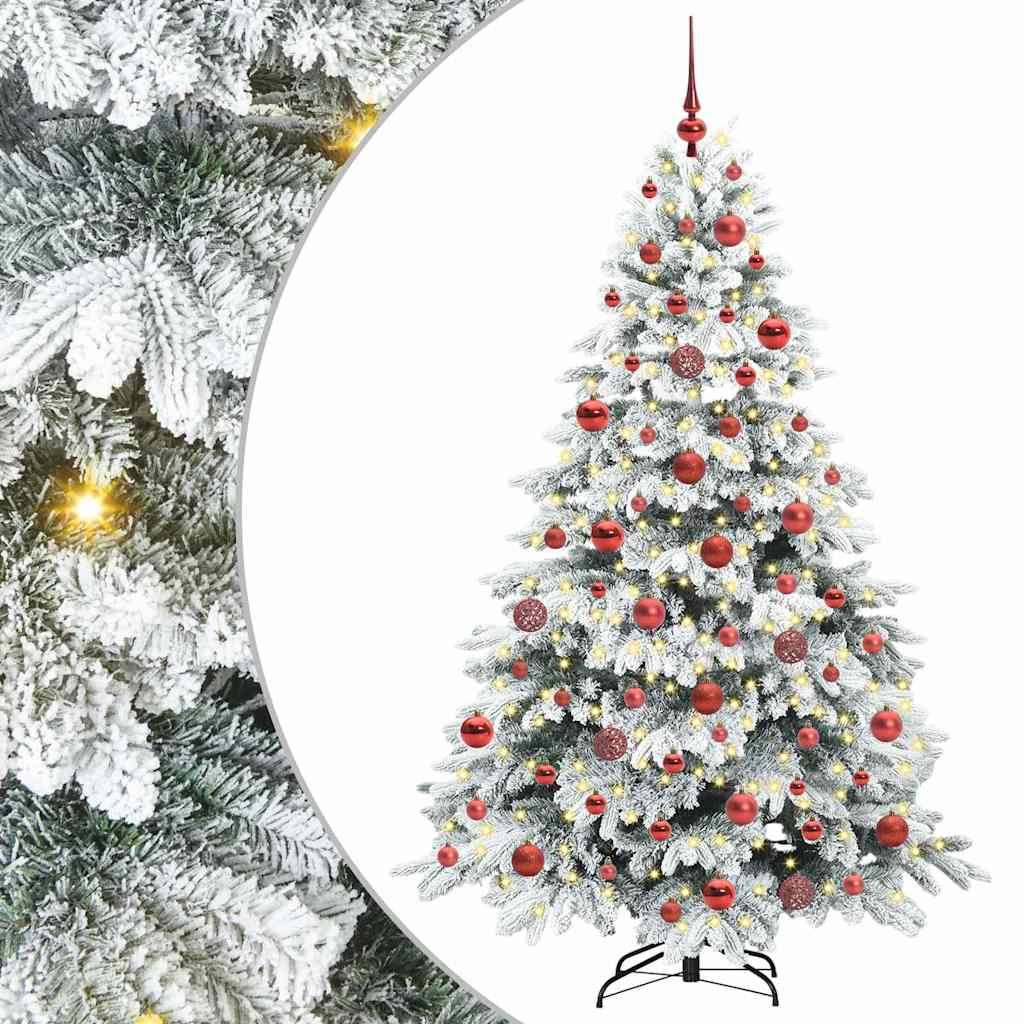 Maison Chic - Sapin de Noël | Arbre de Noël artificiel avec 300 LED Blanc 180 cm PE et PVC Maison Chic - Image 1
