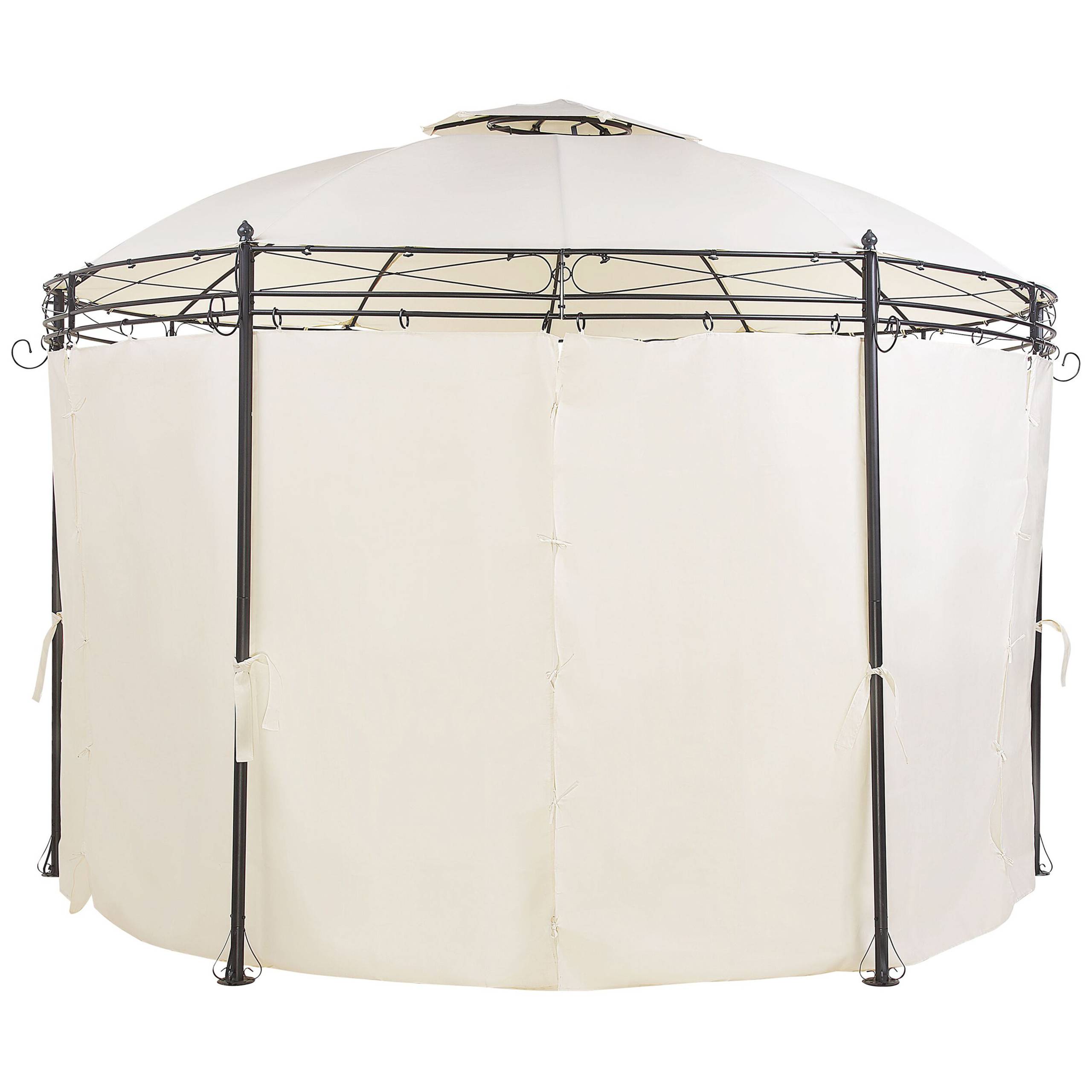 Tonnelle de jardin Acier Beige SAFARA - Beliani - Image 3