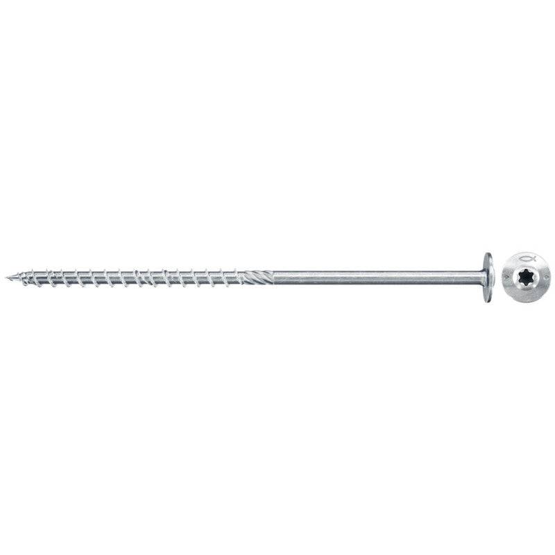 Fischer - Boîte de 50 vis de charpente Power-Fast à empreinte TX FISCHER FPF-WT - tête disque - filetage partiel - taille Ø 8 x 120mm - FISCHER - Image 1