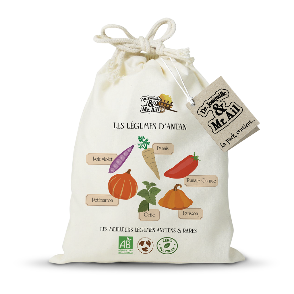 Kit de graines bio - Les légumes d'antan