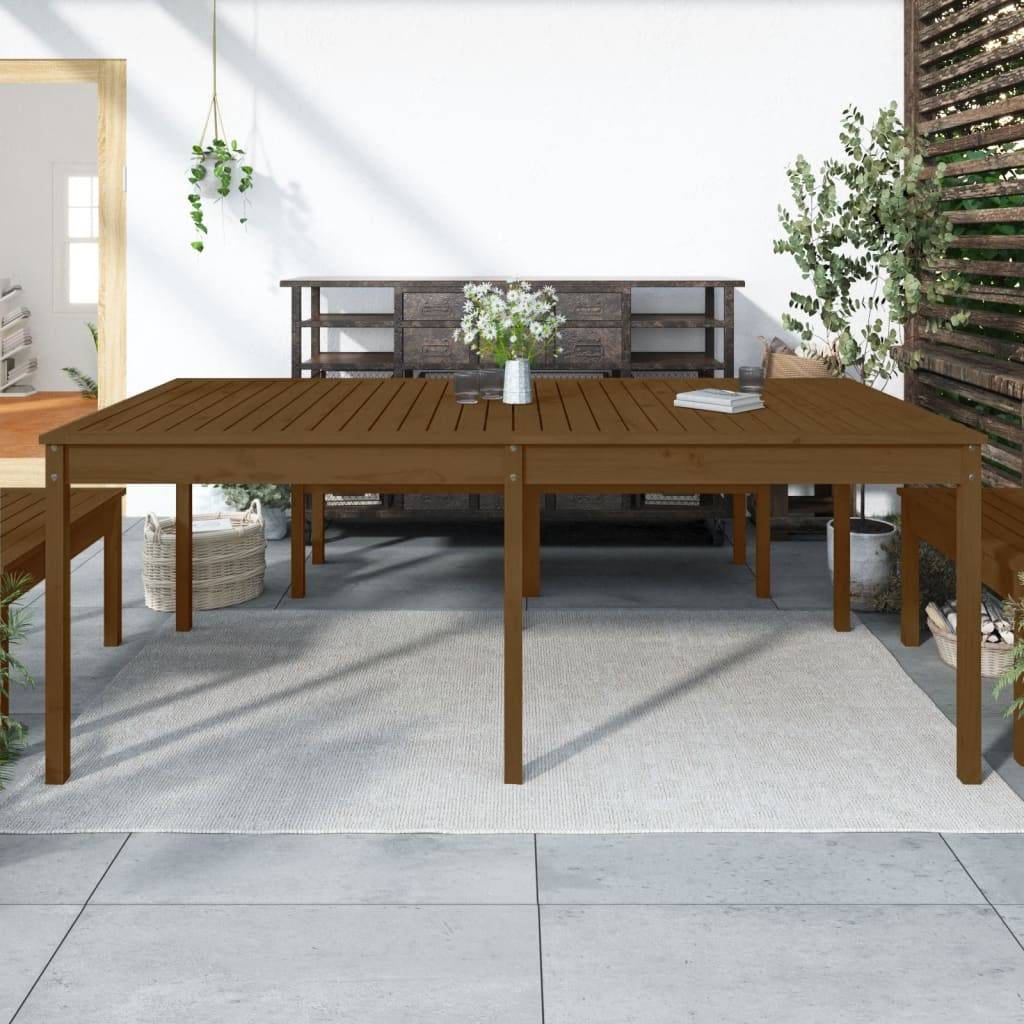 Prolenta Premium - Table bois composite Hayward Naturel 203,5 X 100 X 76 cm - P87209N - Image 1