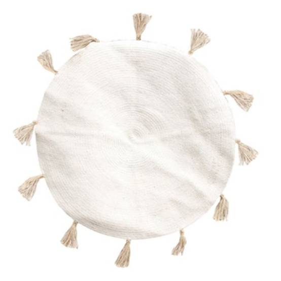 The Home Deco Factory - Tapis rond à pompons Happy - The Home Deco Factory - Image 1
