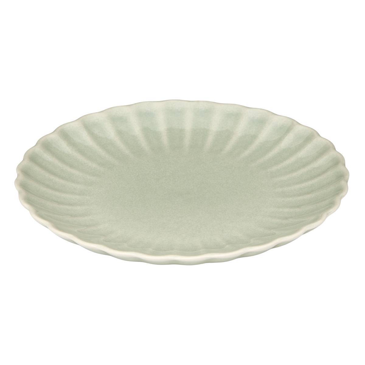 Atmosphera - Lot de 4 Assiette à dessert Romy ronde D.21cm vert - Atmosphera Créateur d'intérieur - Image 3