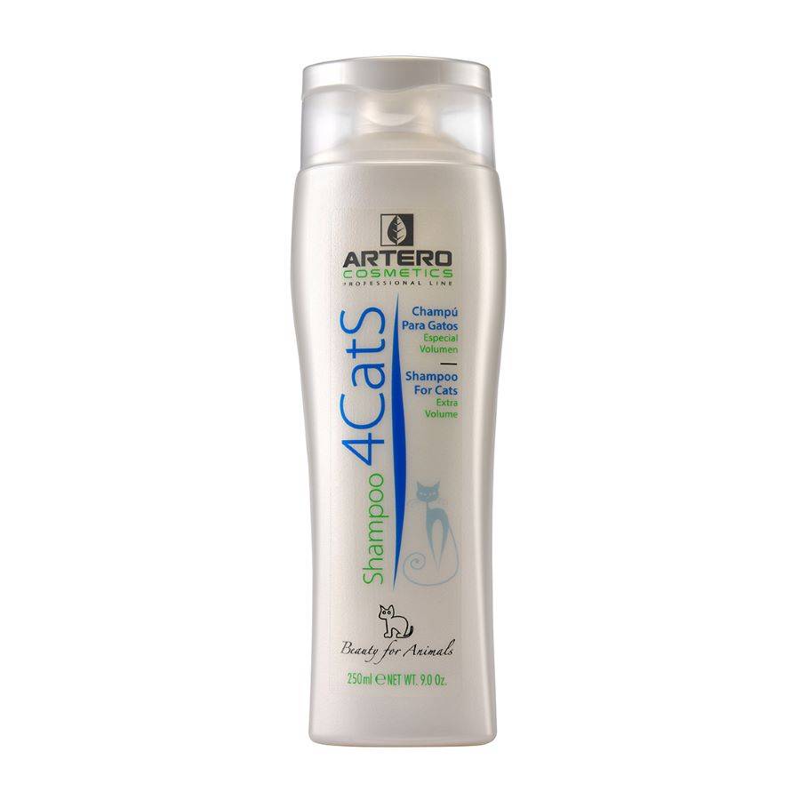Artero 4Cats 250 Ml. Shampooing pour chats qui respecte parfaitement la peau et le pelage. - Image 1