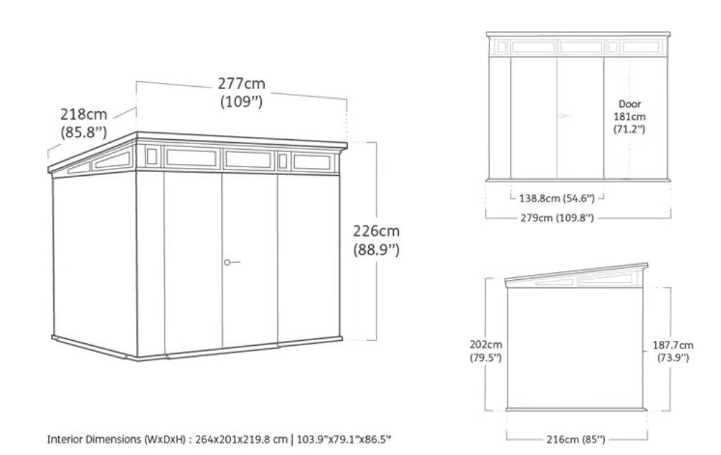 Keter - Abri de jardin Signature 97 - Aspect bois Douglas - 6m2 - KETER - Image 9