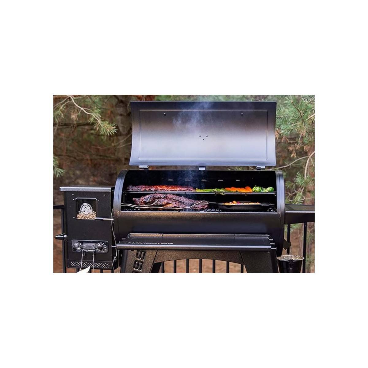 Barbecue à Pellets Grill et Fumoir Ecran LCD Surface de cuisson 90x50 cm 8 cuissons Navigator 1150 PIT BOSS - Image 5