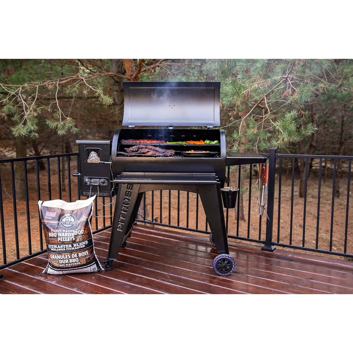 Barbecue à Pellets Grill et Fumoir Ecran LCD Surface de cuisson 90x50 cm 8 cuissons Navigator 1150 PIT BOSS - Image 6
