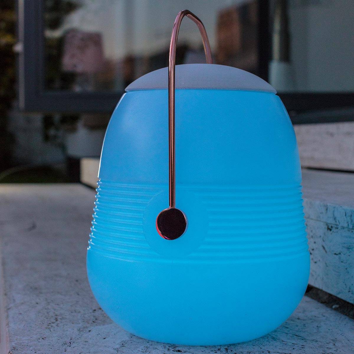 Lumisky - Lampe enceinte bluetooth multicolore BOB STATION H33cm - Image 6
