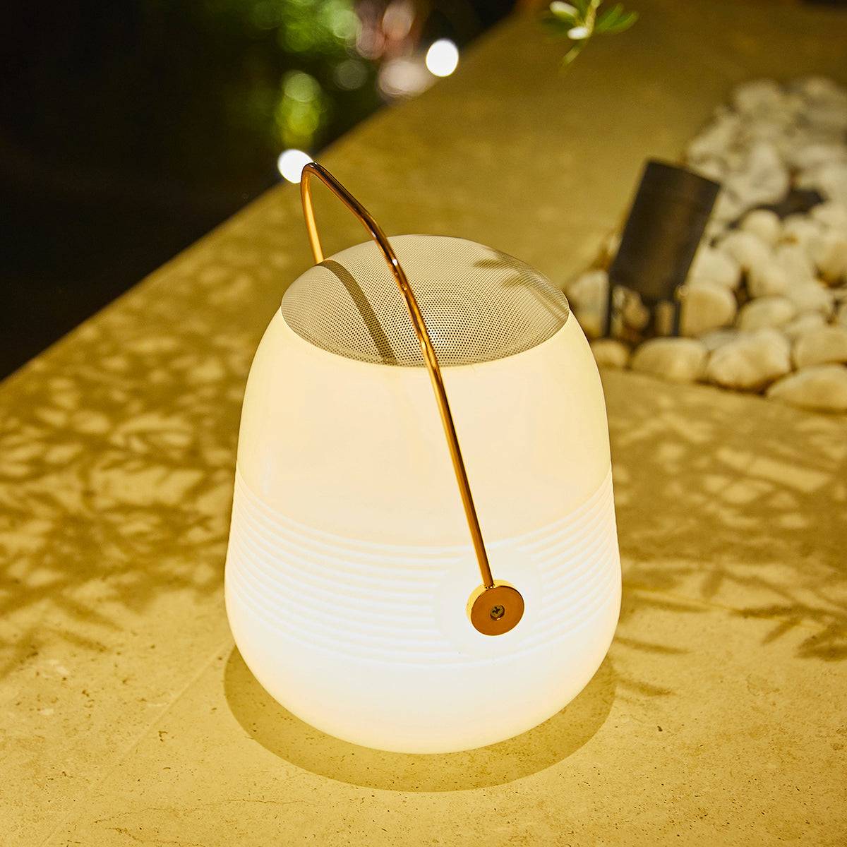 Lumisky - Lampe enceinte bluetooth multicolore BOB STATION H33cm - Image 2