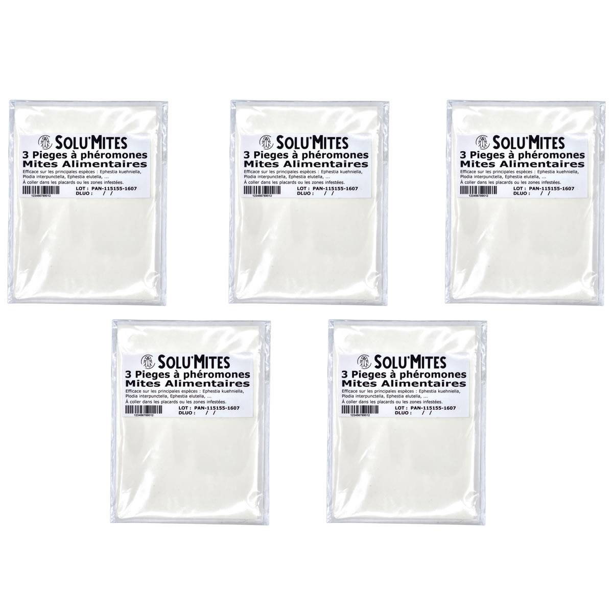 SOLUMITES-Lot de 15 Pièges à Phéromones pour Teignes Alimentaires - Image 2