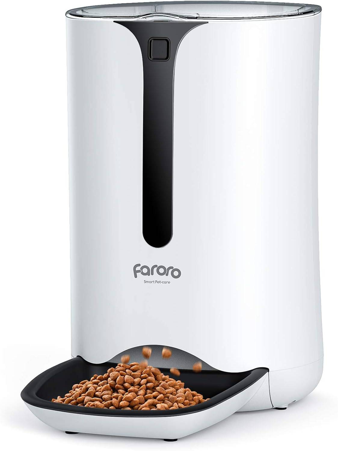 Distributeur Croquettes Chat Automatique 7L avec Fonction Minuteur et Enregistrement Vocal Vendos85