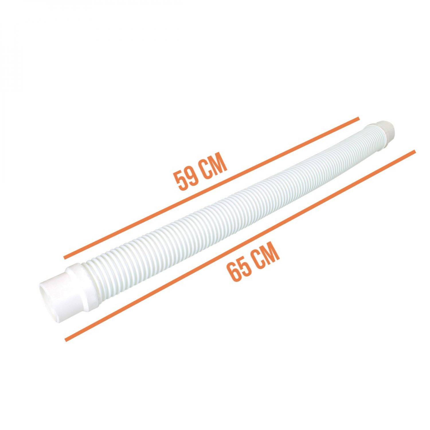 Linxor - Tuyau flottant de raccordement pour piscine - Ø38 mm - 60 cm - Blanc - Linxor - Image 2
