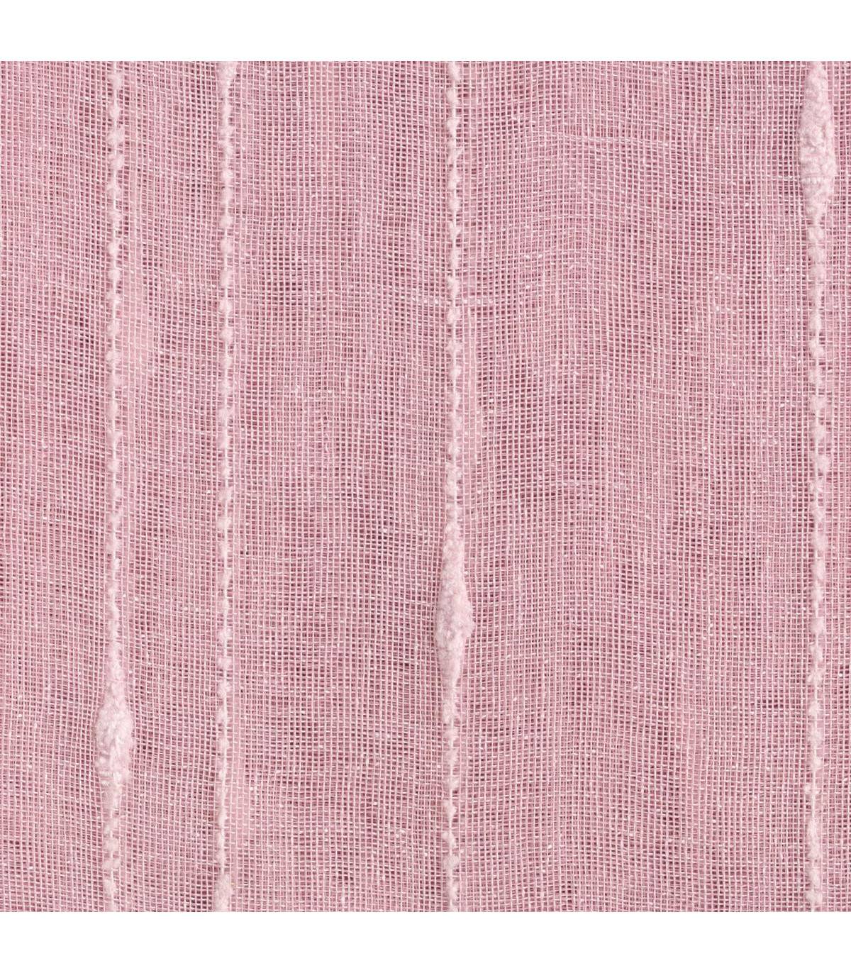 Voilage à œillets Rose avec relief 140 x 240 cm - Image 3